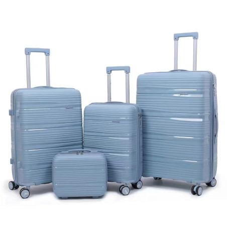 PP Zipper Box Foreign Trade Set Three Sets Four Trolley
