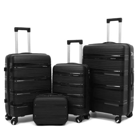 PP Zipper Box Foreign Trade Set Three Sets Four Trolley