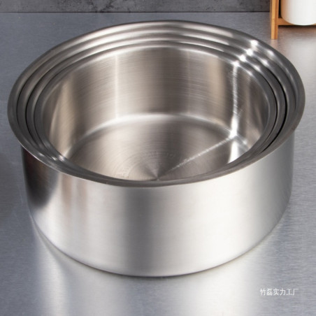 Stainless Steel Straight Cooking  Pot